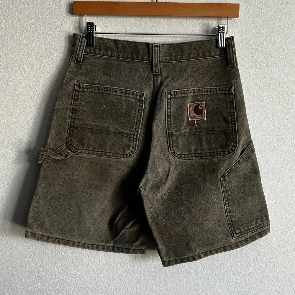 Carhartt B24 CHT brown work wear carpenter shorts
